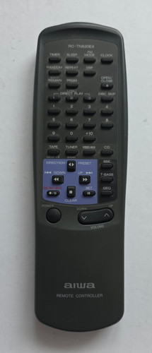 Aiwa tn520ex remote - remote, control