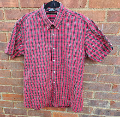 Men relco red tartan short - relco,