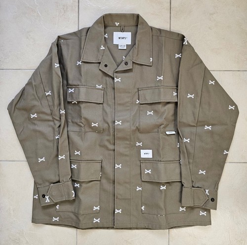 Wtaps crossbones jacket - jacket, greige