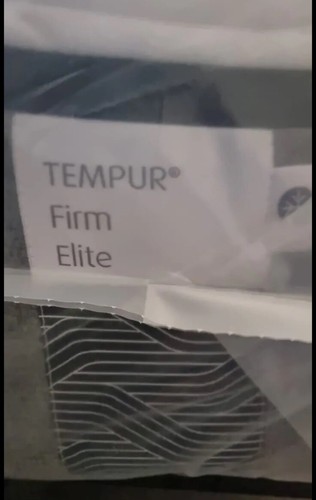 New tempur firm elite - new,