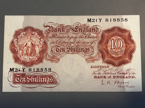 Bank england ten shillings - bank,