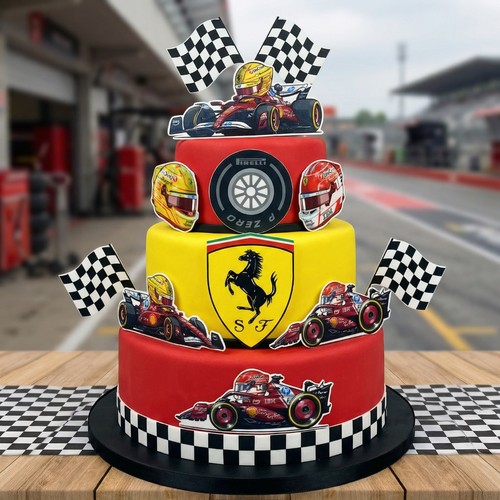 Ferrari edible cake - edible,