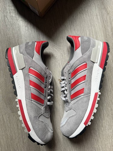 Adidas zx600 grey - grey, red