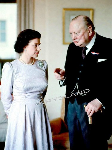 Queen elizabeth and winston - ii,
