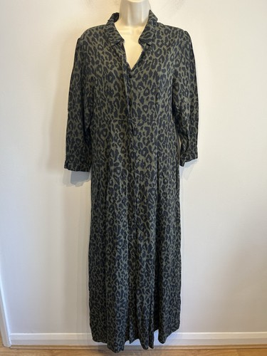 Zara green black animal - , print