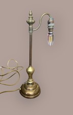 Heavy brass antique table lamp - heavy,