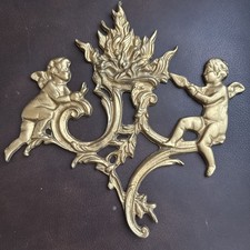 Cherub Fireplace French Bronze