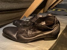 H by Hudson Black Leather lace