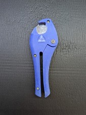 Plastic Pipe Cutter Shears | PP PE PEX PVC MDPE | 0 - 26 mm | Blue