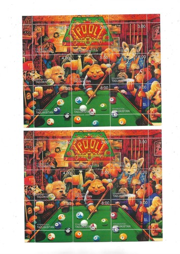 Tadjikistan stamps mini sheets