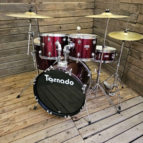 Drum kit mapex tornado - kit, red