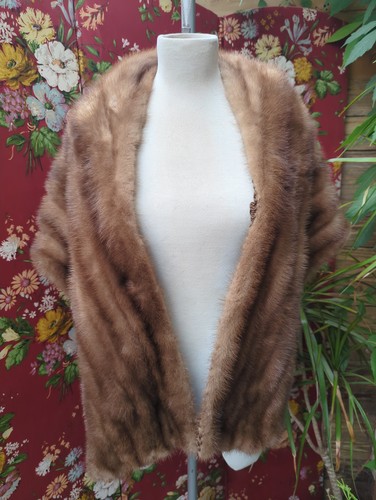 Vintage brown mink - vintage,