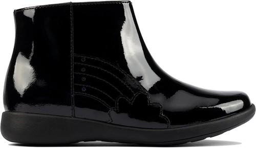 Clarks girls etch glow black - clarks,
