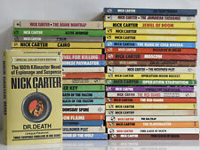 NICK CARTER : Select titles, build your library vintage Killmaster spy thrillers
