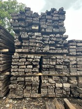 Reclaimed - Wooden / Timber Railway Sleepers - 2.4M / 2.5M