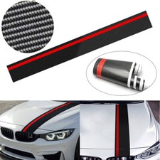 Wide Black&Red Racing Car Hood