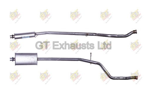 Exhaust silencer centre pipe - silencer,