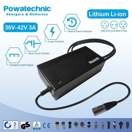 Original 42v xlr3 charger - 42v, 3a