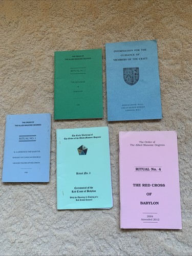 Masonic ritual books - masonic, for