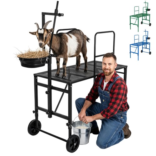 Goat stand with adjustable - stand,