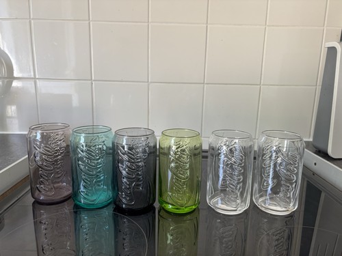 Retro coloured glass - coloured,