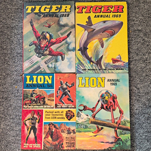 Vintage tiger lion - &,