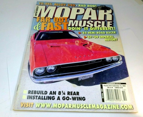 Mopar muscle magazine october - muscle,