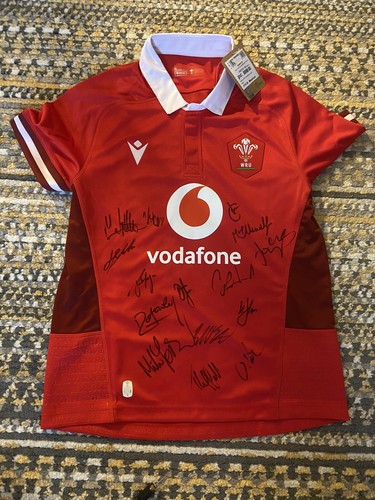 Wales signed rugby shirt - signed,