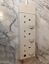 3 Gang Mains Extension Lead 3 Way UK Power Sockets Switched 2m Cable 