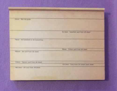 Habico card scoring creasing - card,