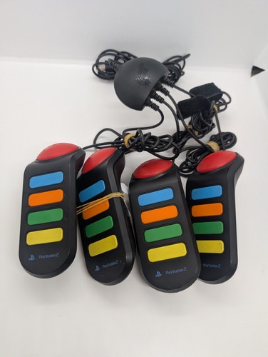 Sony ps2 buzz quiz - ps2, buzzers