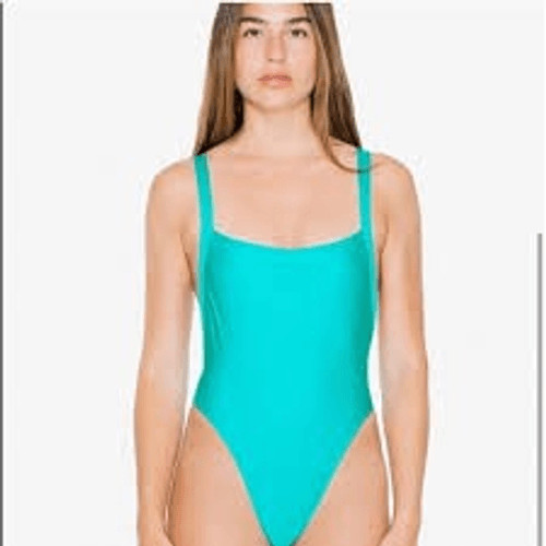 American apparel teal cheeky - apparel,