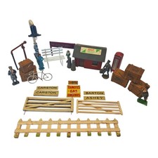 Hornby Bassett Lowke O Gauge Railway Station Platform Accessories Vintage Lot