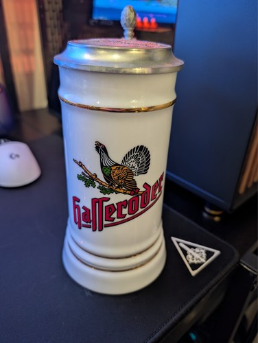 Hasseroder german beer stein - beer,