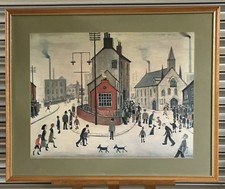 A Street In Clitheroe Print by