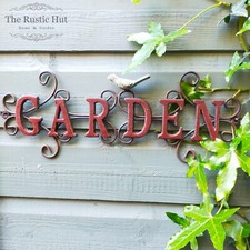 Cast Iron Garden Sign