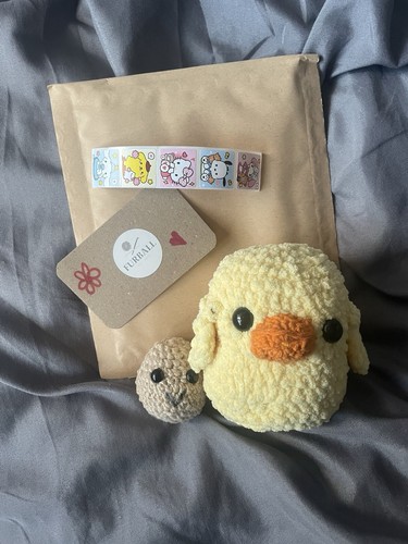 Plush duck and - plush,