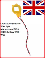 CR2032 2032 Battery Wire 2 pin