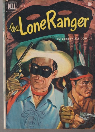Dell comics the lone - lone, ranger