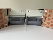 2 Boxed Wyler 100amp 8way Electrical Consumer Unit Fuse Box 