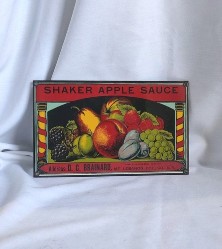 Porcelain enamel sign shaker - sign, 'shaker
