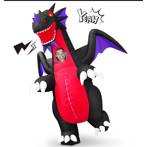 Adult inflatable dragon - inflatable,
