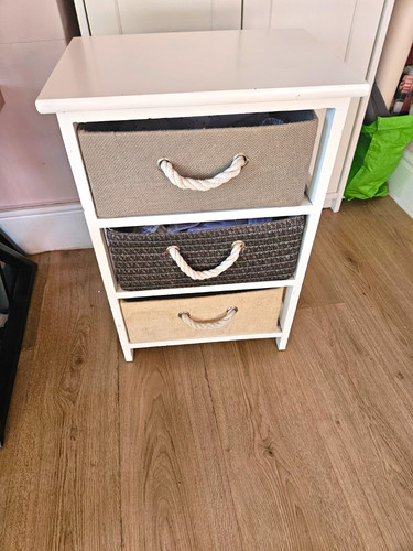 White drawer freestanding - white,