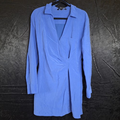 Zara faux wrap dress euro - faux,