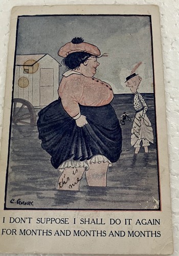 Vintage seaside humorous