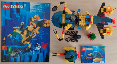 Lego aquazone 6125 aquanaut - lego,