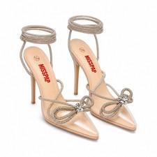MissPap Heels UK 5 Nude Clear
