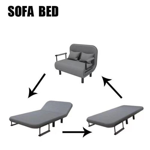 Convertible sofa bed grey - sofa,