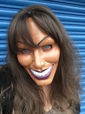 The Purge Mask Grin Halloween Film Movie Horror Smiling Woman OR Man SECONDS