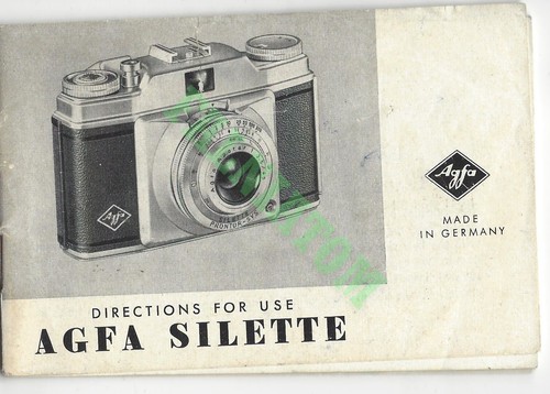 Vintage agfa silette camera - silette,